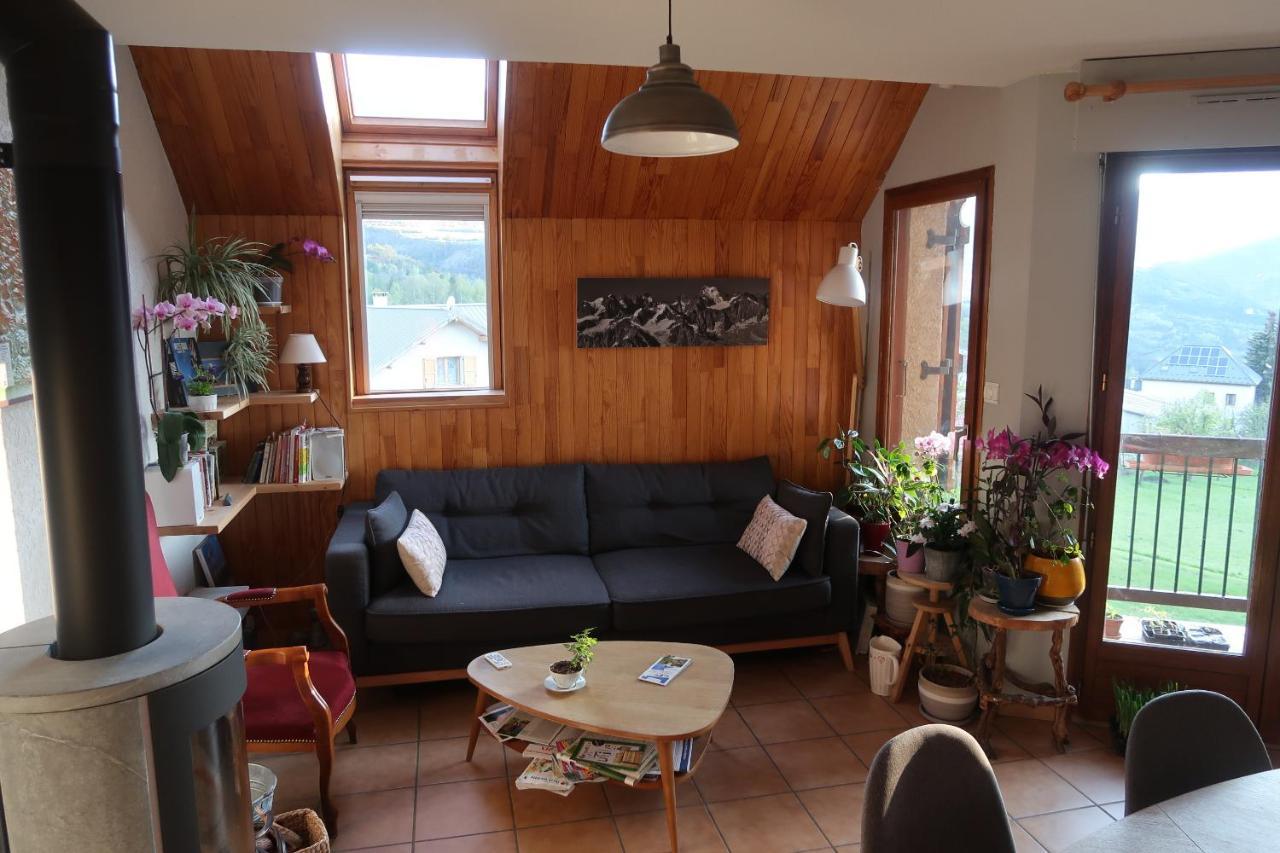 Chez Cat Et Christophe , Chambre Calme Et Lumineuse Chez L'Habitant Avec Vue Guillestre Exteriér fotografie
